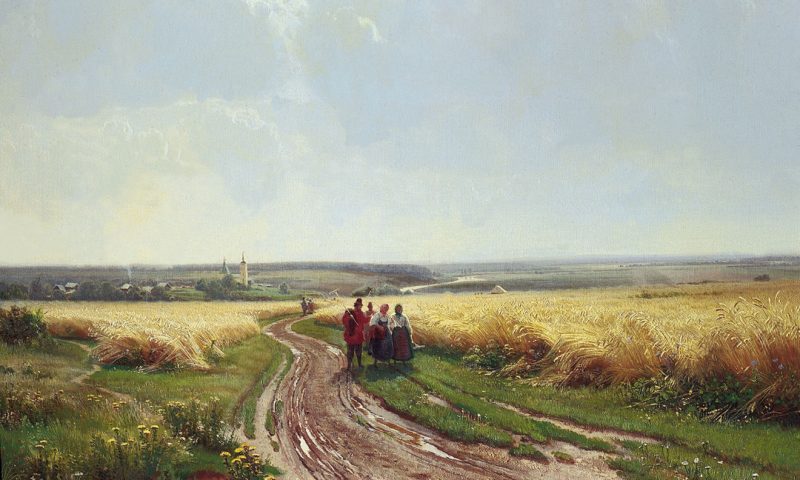 Noon in the Neighbourhood of Moscow by Ivan Shishkin, 1869
