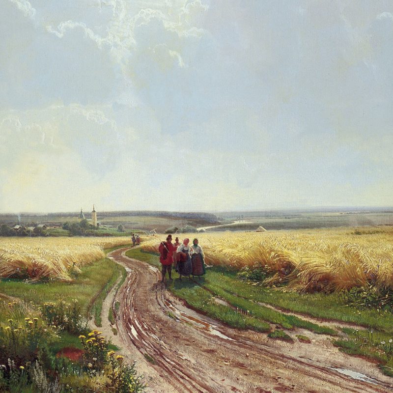 Noon in the Neighbourhood of Moscow by Ivan Shishkin, 1869