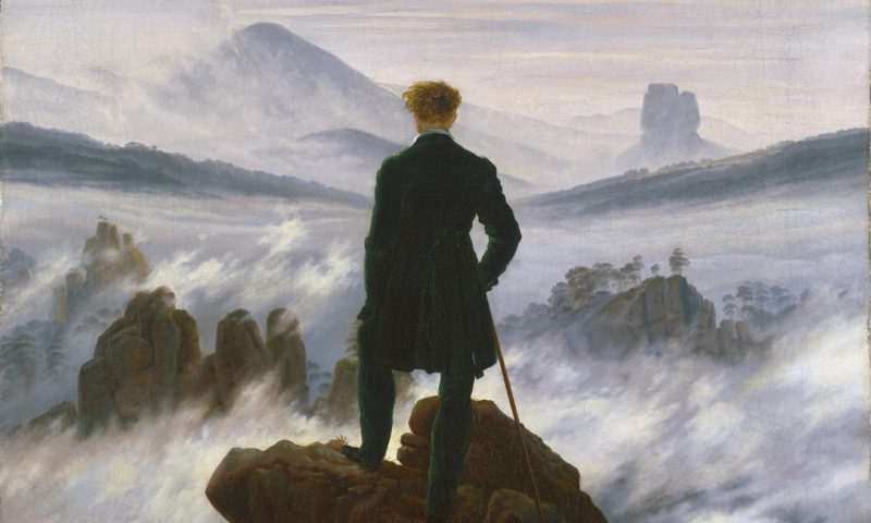 Wanderer above the Sea of Fog by Caspar David Friedrich, 1818